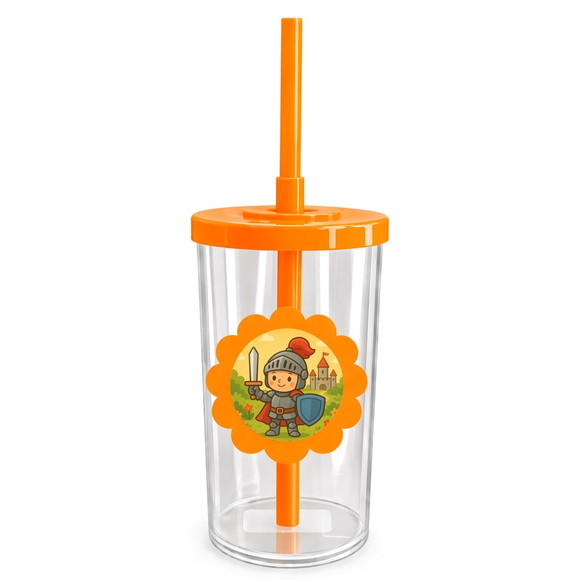 Copo Short Drink Flor Personalizado Cavaleiro Medieval - Imagem 3