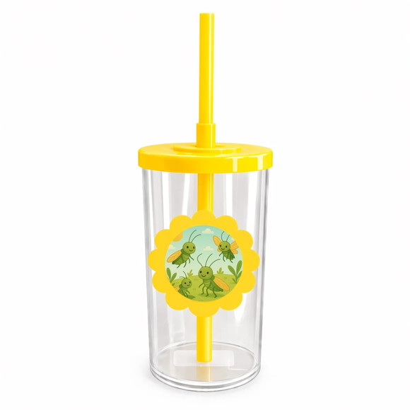 Copo Short Drink Flor Personalizado Cigarras - Imagem 5