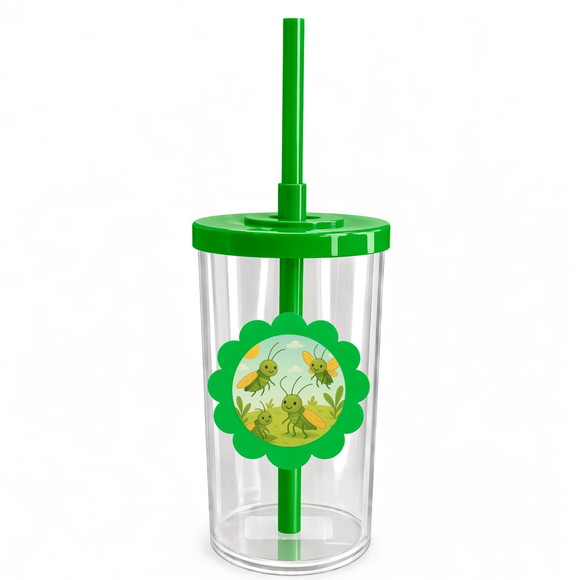 Copo Short Drink Flor Personalizado Cigarras - Imagem 4
