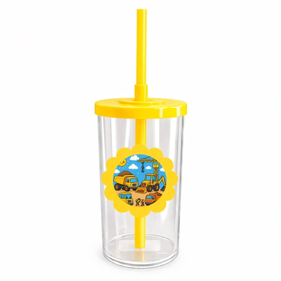 Copo Short Drink Flor Personalizado Construção Civil - Imagem 5