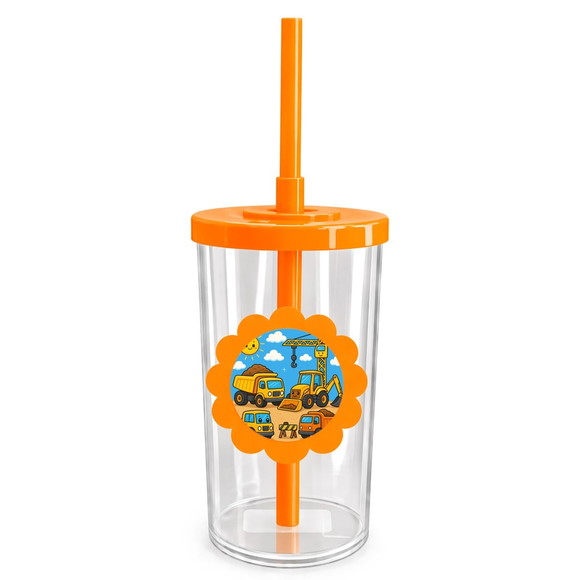Copo Short Drink Flor Personalizado Construção Civil - Imagem 3