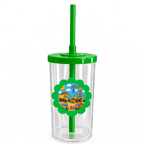 Copo Short Drink Flor Personalizado Construção Civil - Imagem 4