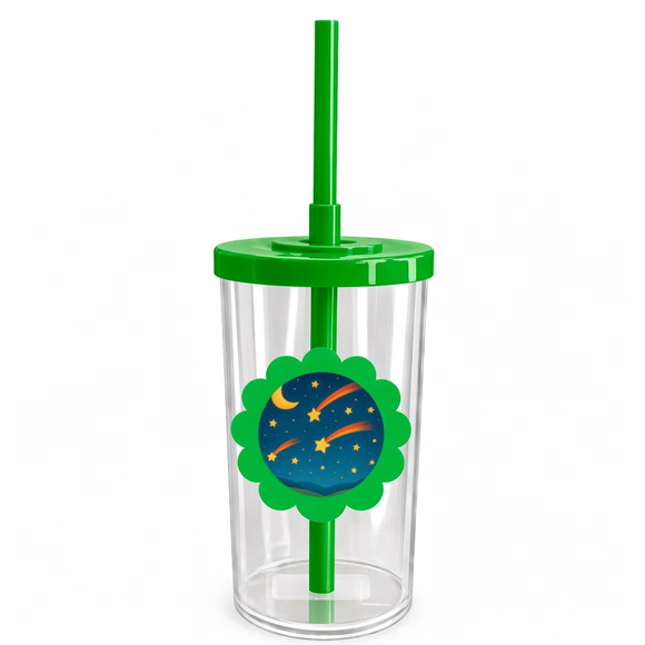 Copo Short Drink Flor Personalizado Estrelas Cadentes - Imagem 4