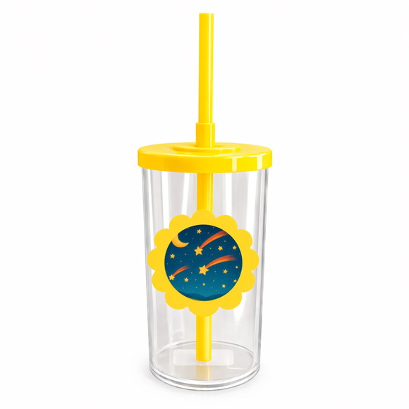 Copo Short Drink Flor Personalizado Estrelas Cadentes - Imagem 5