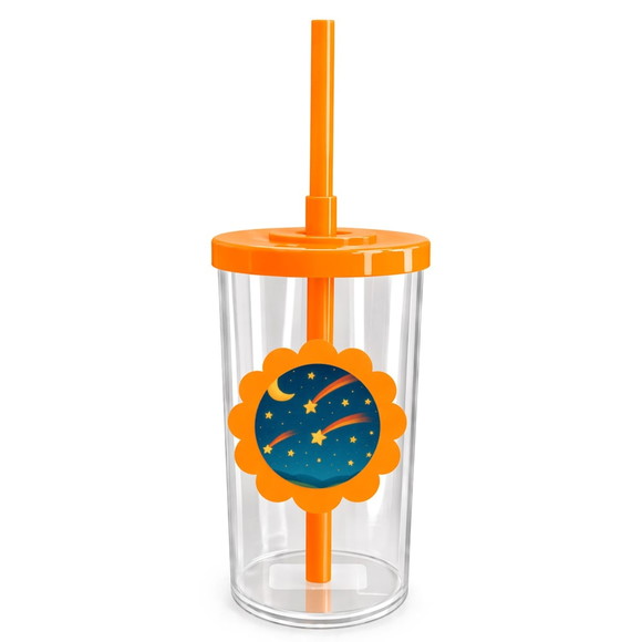 Copo Short Drink Flor Personalizado Estrelas Cadentes - Imagem 3