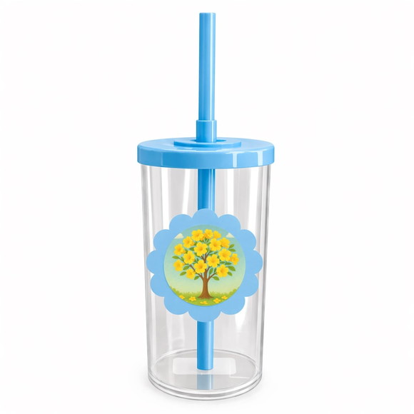 Copo Short Drink Flor Personalizado Flor de Ipê Amarela - Imagem 2