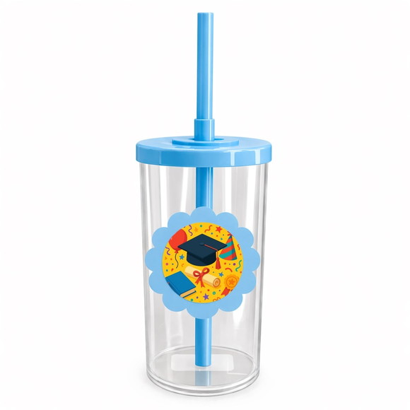 Copo Short Drink Flor Personalizado Formatura - Imagem 2