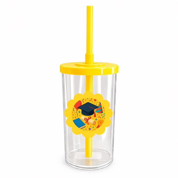 Copo Short Drink Flor Personalizado Formatura - Imagem 5