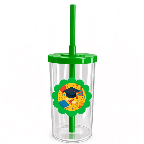 Copo Short Drink Flor Personalizado Formatura - Imagem 4