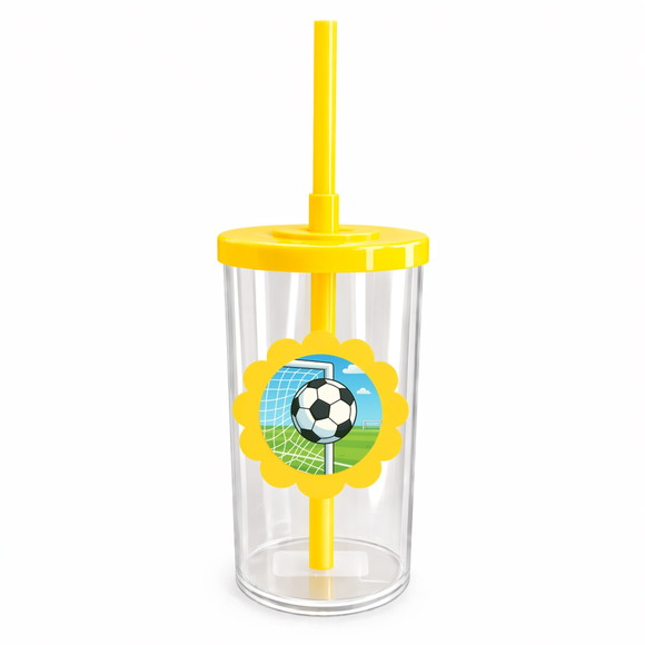 Copo Short Drink Flor Personalizado Futebol - Imagem 5