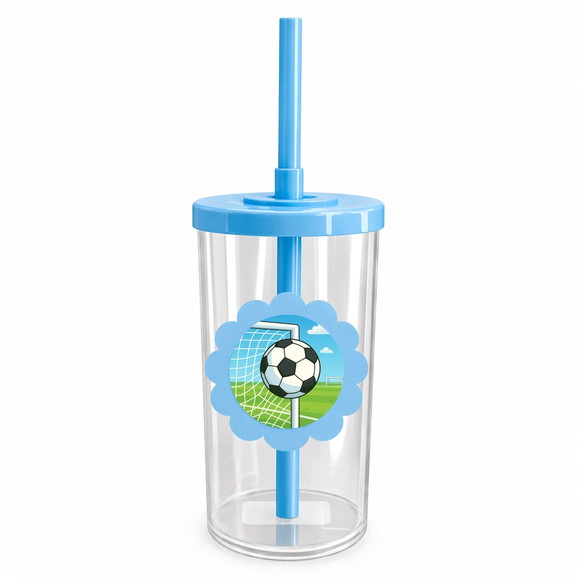 Copo Short Drink Flor Personalizado Futebol - Imagem 2