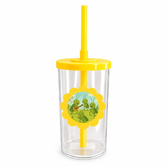 Copo Short Drink Flor Personalizado Grilos - Imagem 5
