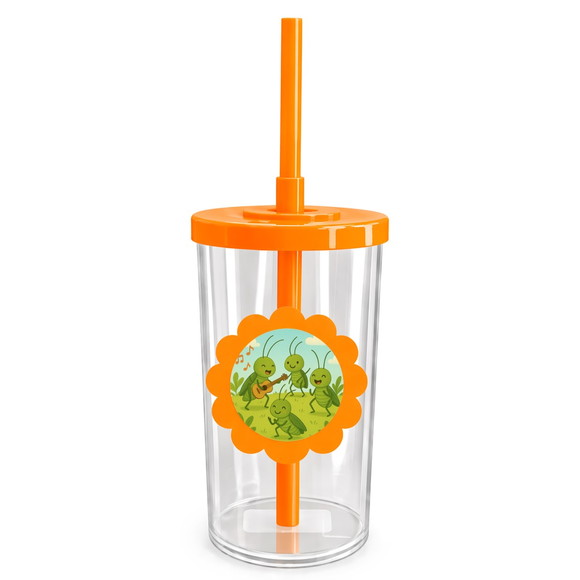 Copo Short Drink Flor Personalizado Grilos - Imagem 3