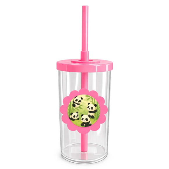 Copo Short Drink Flor Personalizado Pandinhas