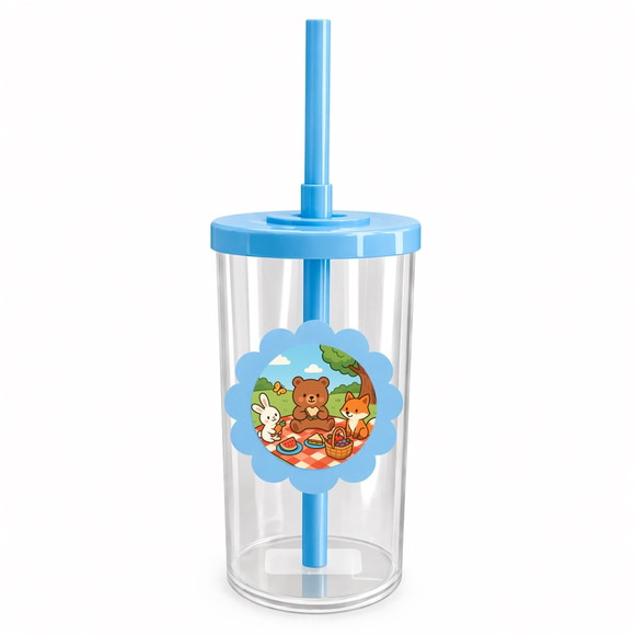 Copo Short Drink Flor Personalizado Picnic - Imagem 2