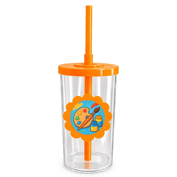 Copo Short Drink Flor Personalizado Pintura e Tintas - Imagem 3