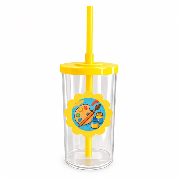 Copo Short Drink Flor Personalizado Pintura e Tintas - Imagem 5