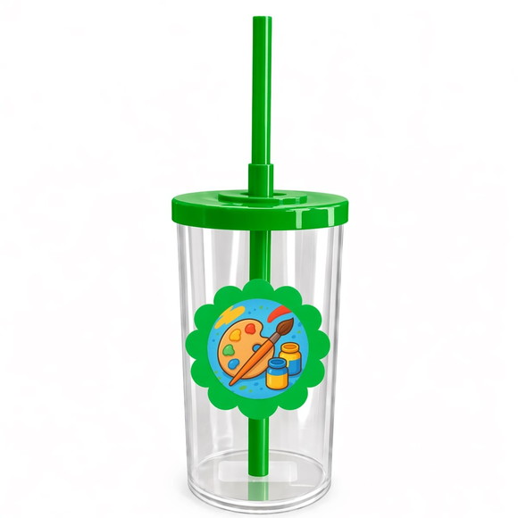 Copo Short Drink Flor Personalizado Pintura e Tintas - Imagem 4
