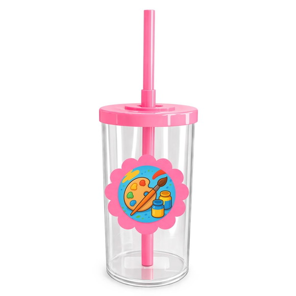 Copo Short Drink Flor Personalizado Pintura e Tintas