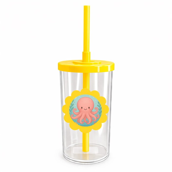 Copo Short Drink Flor Personalizado Polvo - Imagem 5