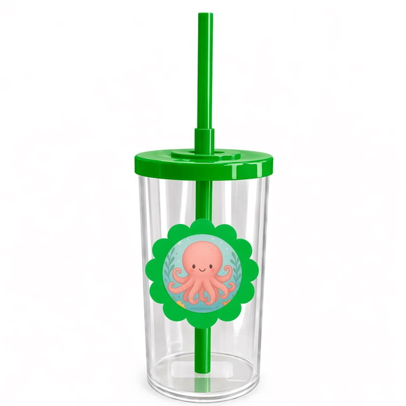 Copo Short Drink Flor Personalizado Polvo - Imagem 4