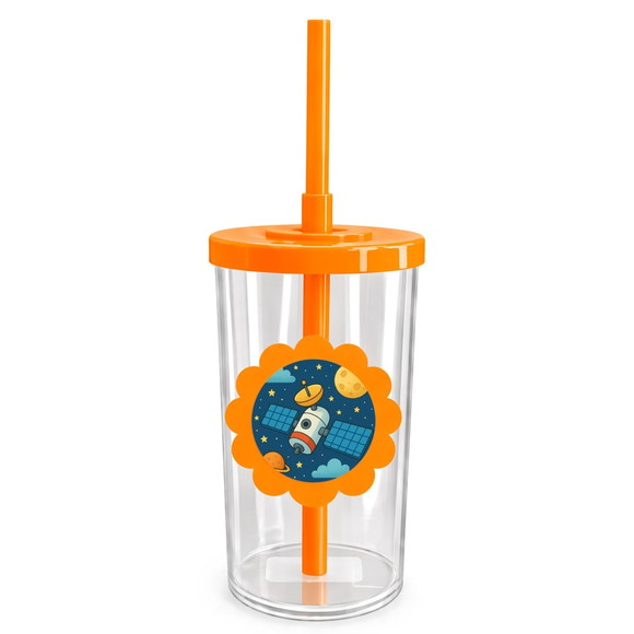 Copo Short Drink Flor Personalizado Satélite - Imagem 3