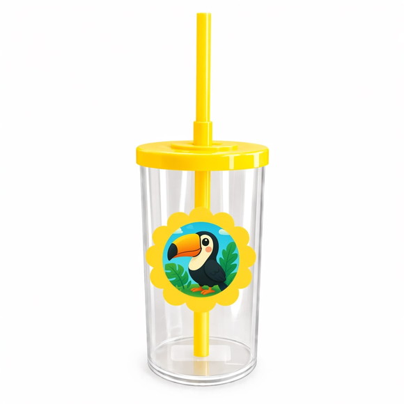 Copo Short Drink Flor Personalizado Tucano - Imagem 5