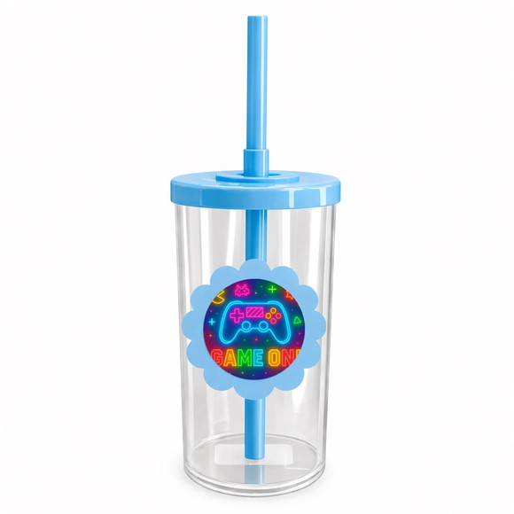 Copo Short Drink Flor Personalizado Video Game Neon - Imagem 2