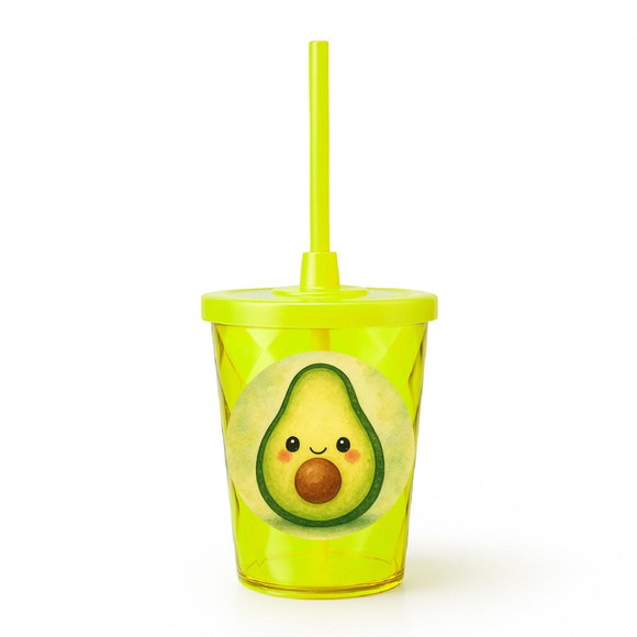 Copo Twister Personalizado 300ml Abacate