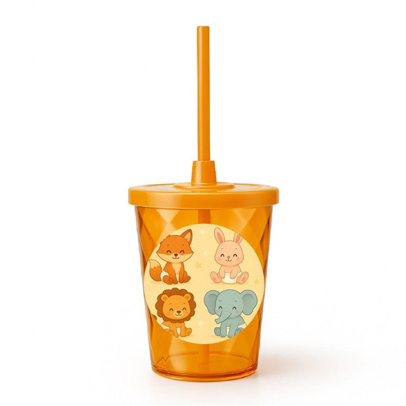 Copo Twister Personalizado 300ml Animais Fofinhos Baby - Imagem 4