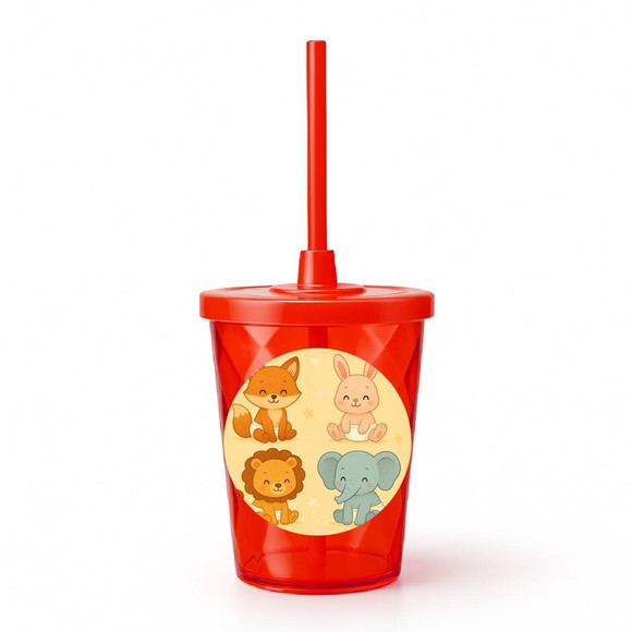 Copo Twister Personalizado 300ml Animais Fofinhos Baby - Imagem 5