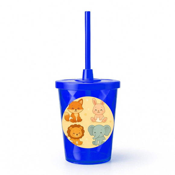 Copo Twister Personalizado 300ml Animais Fofinhos Baby - Imagem 3