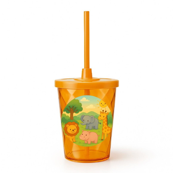 Copo Twister Personalizado 300ml Animais Selvagens - Imagem 4