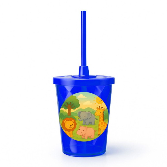 Copo Twister Personalizado 300ml Animais Selvagens - Imagem 3