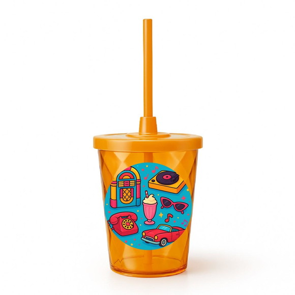 Copo Twister Personalizado 300ml Anos 50 - Imagem 4