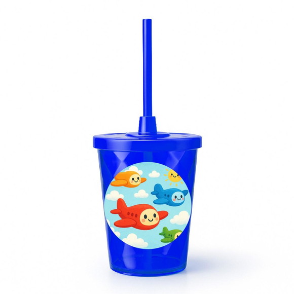 Copo Twister Personalizado 300ml Aviões - Imagem 3