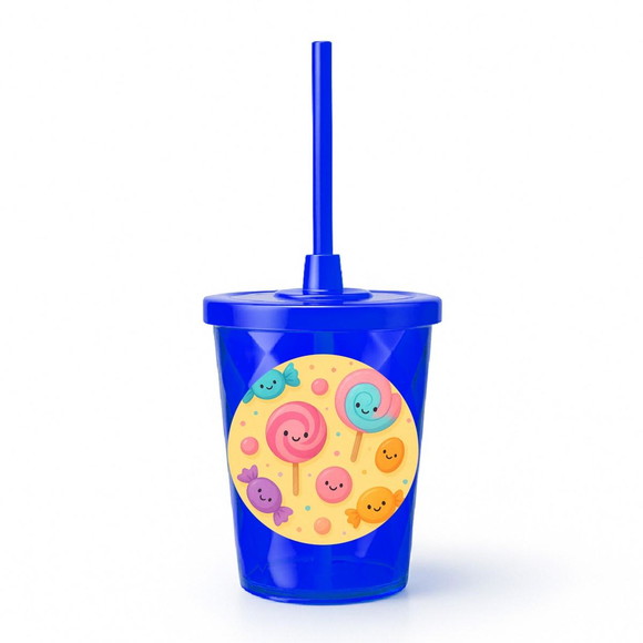 Copo Twister Personalizado 300ml Balas e Pirulitos - Imagem 3