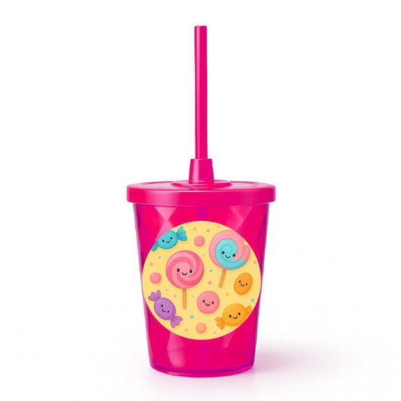 Copo Twister Personalizado 300ml Balas e Pirulitos - Imagem 2