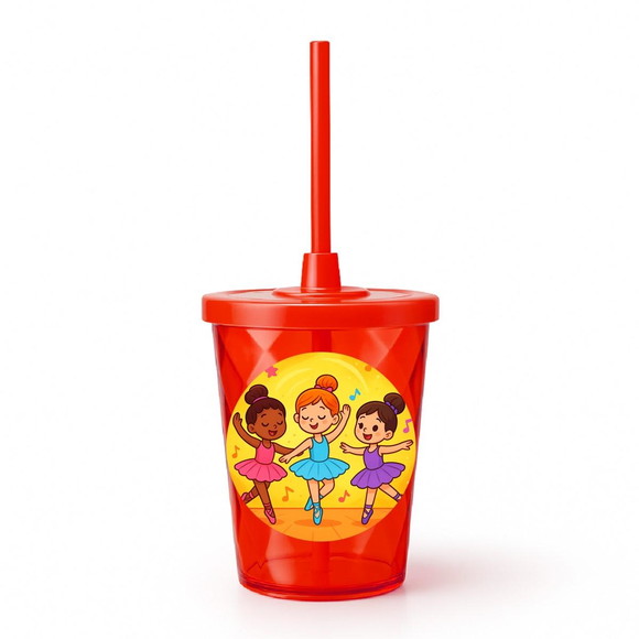 Copo Twister Personalizado 300ml Balé - Imagem 5