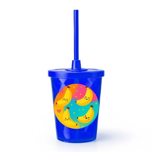 Copo Twister Personalizado 300ml Bananas Divertidas - Imagem 3