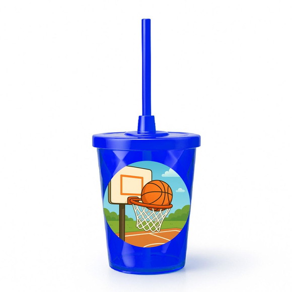 Copo Twister Personalizado 300ml Basquete - Imagem 3