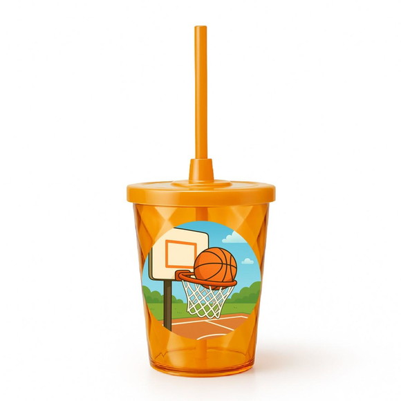 Copo Twister Personalizado 300ml Basquete - Imagem 4