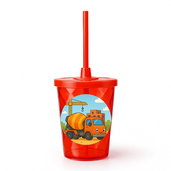 Copo Twister Personalizado 300ml Betoneira - Imagem 5
