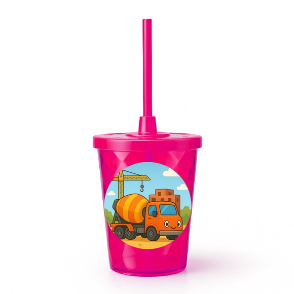 Copo Twister Personalizado 300ml Betoneira - Imagem 2