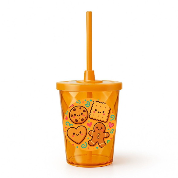 Copo Twister Personalizado 300ml Biscoitinhos - Imagem 4