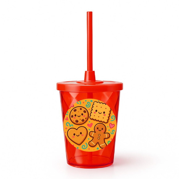 Copo Twister Personalizado 300ml Biscoitinhos - Imagem 5