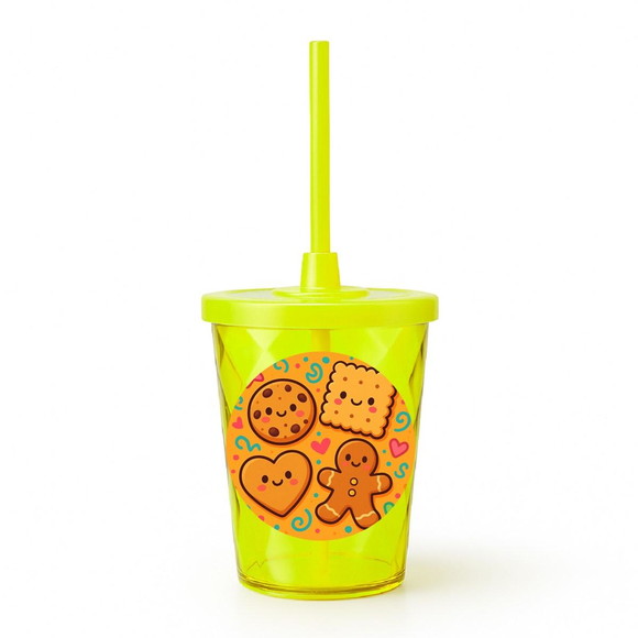 Copo Twister Personalizado 300ml Biscoitinhos