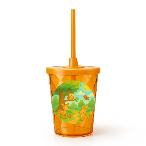 Copo Twister Personalizado 300ml Bosque Encantado - Imagem 4