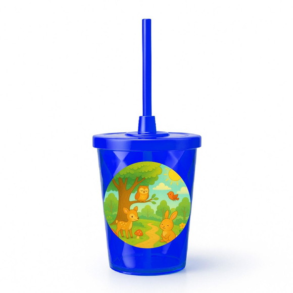 Copo Twister Personalizado 300ml Bosque Encantado - Imagem 3