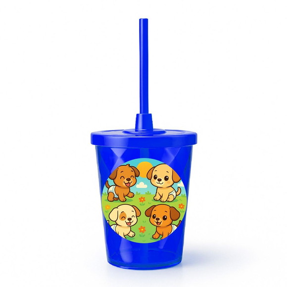 Copo Twister Personalizado 300ml Cachorrinhos Baby - Imagem 3
